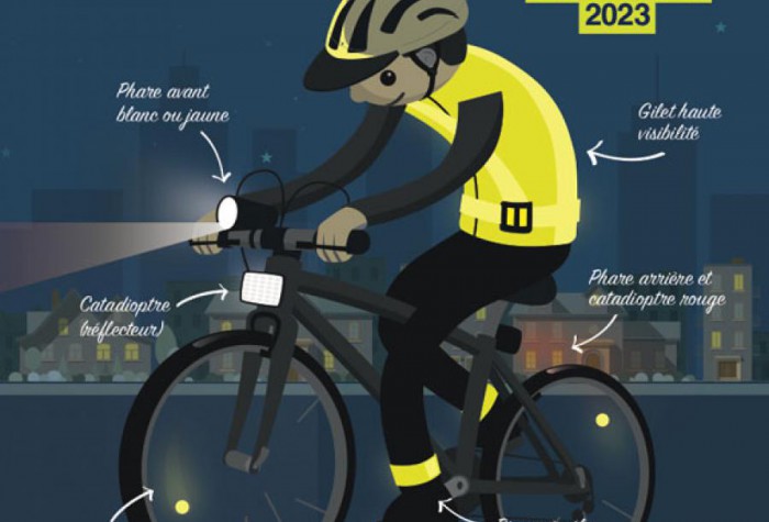 Cyclistes, brillez ! : 7e édition - Journées de sensibilisation